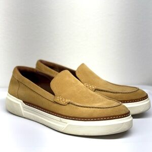 Allen Edmonds Tan Suede Venetian Slip-On Sneakers